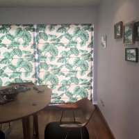 Roman Blind - Hackney of London fabric 